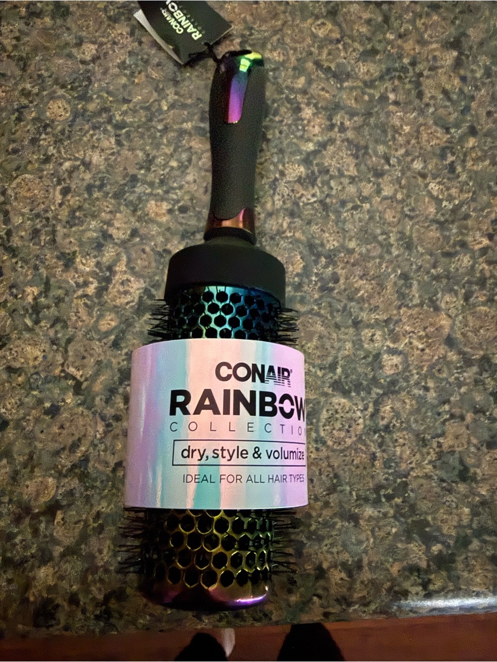 NWT Conair Rainbow Collection Round Vent Brush
